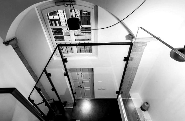Casa Gio Ponti — l'ingresso visto dall'alto